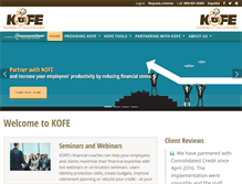 Tablet Screenshot of kofetime.com